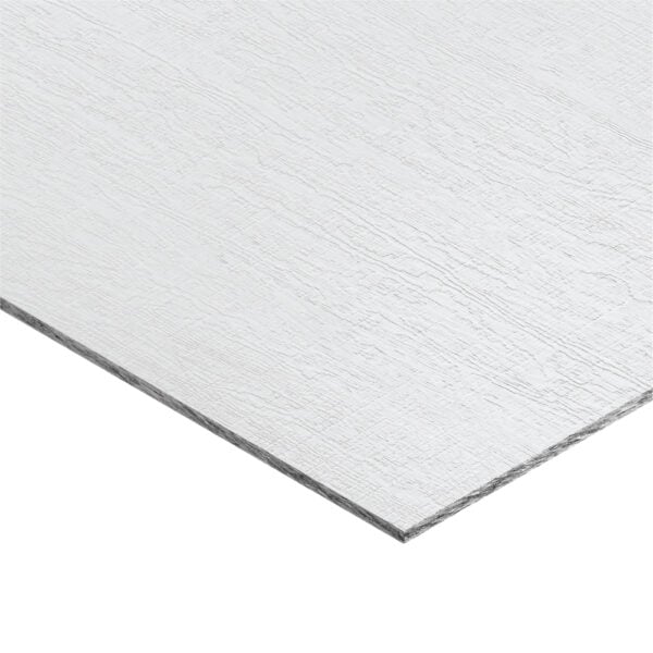 LP SmartSide 3/8" x 4' x 8' Cedar Texture Vertical Panel Siding - Snowscape White